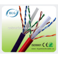 Cat6 cabos de rede indoor PVC cabos isolados